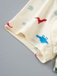 4pcs/Pack Boys Comfortable Soft Cartoon Print Boxer Briefs - Multicolor - View 7