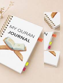 1本 A5 My Diary 密碼筆記本 螺旋裝訂 登入記錄本 附字母索引分頁標籤與防水封面，返校辦公桌配件，適合學校教師使用的筆記本 - 長方形 - 查看 2