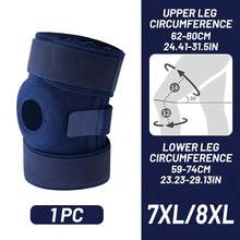 HYL SPORTS 1pc (XL-8XL) Plus Size Knee Support, Extra Large Knee Brace, Adjustable Compression Strap, 6 Spring Supports, Dual Side Anti-Slip Strips, Breathable, Knee Support, Suitable For Overweight/Obese Men And Women, Daily Use - Plus Size Knee Brace - 6 Springs - View 15