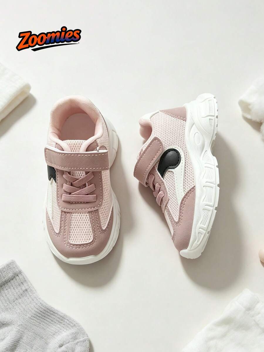 2026 Spring New Children's Sports Shoes, Breathable Anti-Slip Soft Sole Casual Shoes, First Choice For School - Pink - View 1