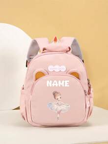 Kids Accessories Mini Back To School Personalized Bear Backpack Cute Cartoon Princess Cat Unicorn Bow Print Nylon Adjustable Strap Birthday Gift Daily - Multicolor - View 36