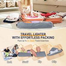 1PC Soft Fillable Hooded Travel Pillow With Storage Bag Neck Pad For Airplane Car Travel Clothing Styling Accessories, Travel Essentials - 1 - View 7