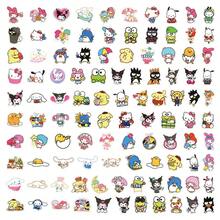 SANRIO 200/100/50 piezas Nuevas Pegatinas de Hello Kitty, Pegatinas Lindas para Decoración de Piel de Portátil - Mixto (100 piezas) - Ver 21