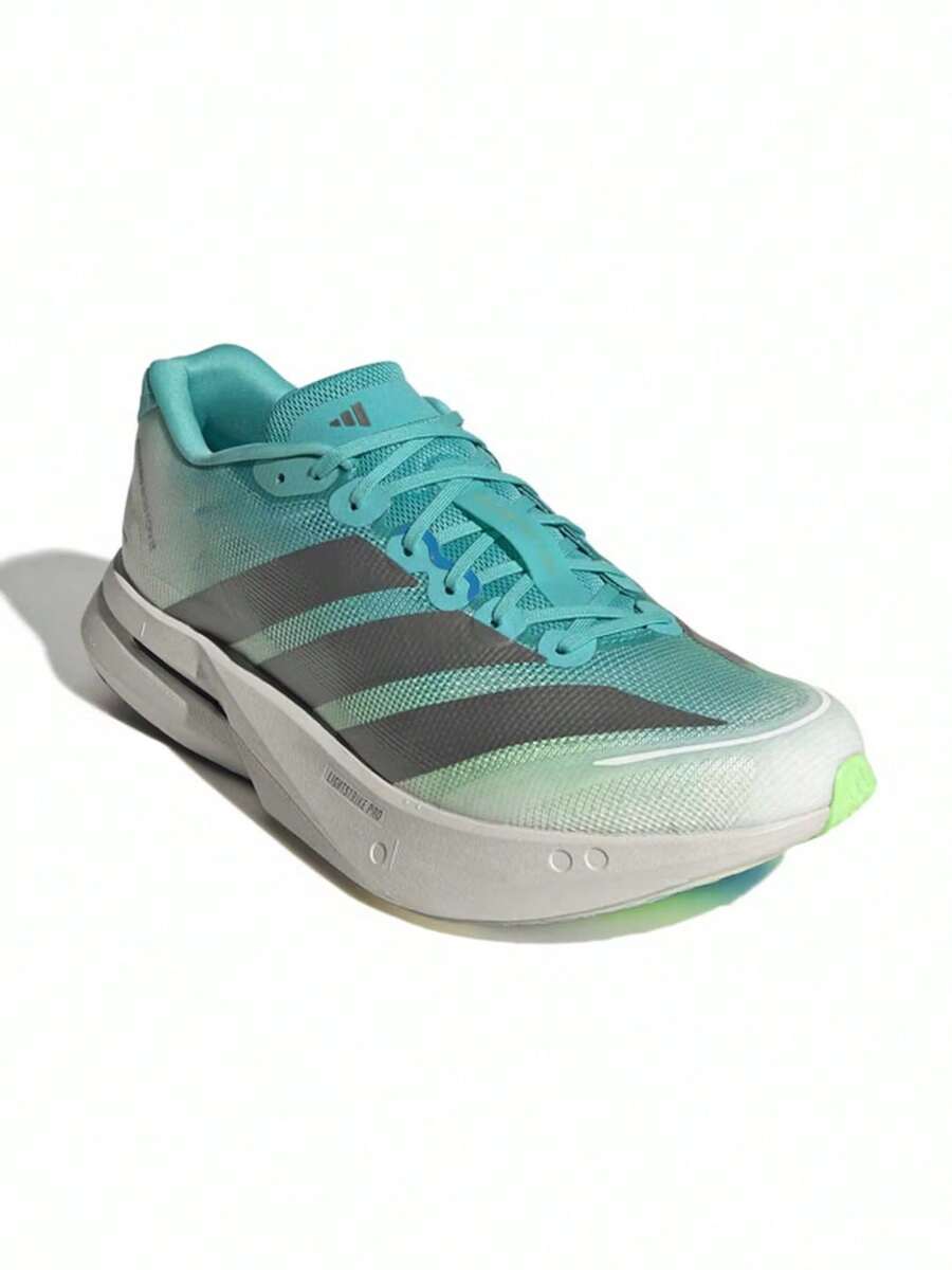 Adidas New ADIZERO BOSTON 13 M Men's Racing Marathon Running Shoes - Green/Gray - View 1