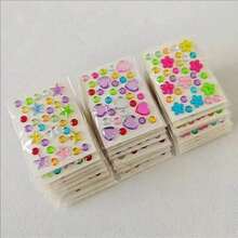 24/12/6Pcs Mini Rhinestone Stickers Self-Adhesive Multi-Color Diamond Stickers (Heart, Star, Clover Shapes) For Stationery, Art Decoration, Crafts, Birthday Gifts, Party Favors, Scrapbooking And Phone Stickers - Diamond - View 2