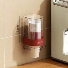 1pc Paper Cup Holder, Home Coffee Cup Storage Rack, Water Dispenser Base, Room Decor, Kitchen Storage, Suitable For Home, Office, Hospital, Gym, School, Halloween, Christmas Gift - A - View 6