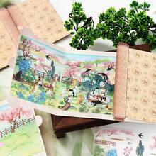 3D Foldable Scroll Scene Stickers, Oriental Style Landscape Stickers, Immersive DIY Scene Stickers, Miniature Scene Stickers, Adult Craft Stickers, Scrapbooking, Desk Decor, Creative Gift, Stress Relief, Crafters, Back To School - A - View 4