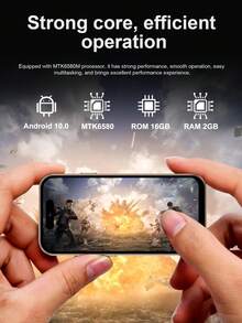 SERVO S16 Mini Smartphone, Android 10.0 OS, 2GB RAM, 16GB Almacenamiento, Ranuras Dual SIM, Pantalla de 4.0 Pulgadas, Posicionamiento GPS, Batería de 2000mAh, Soporta Red 3G WCDMA, Compacto y Portátil. - Rosa - Ver 9