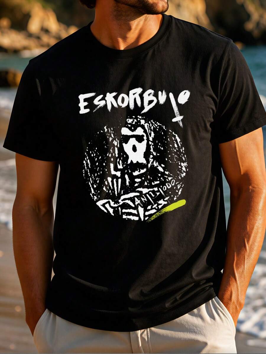 Camisetas de hombre - Negro - Ver 1
