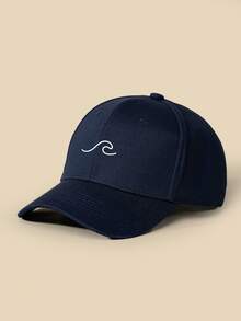 1pc Minimalist Wave Print Adjustable Baseball Cap - Baseball Cap - View 9