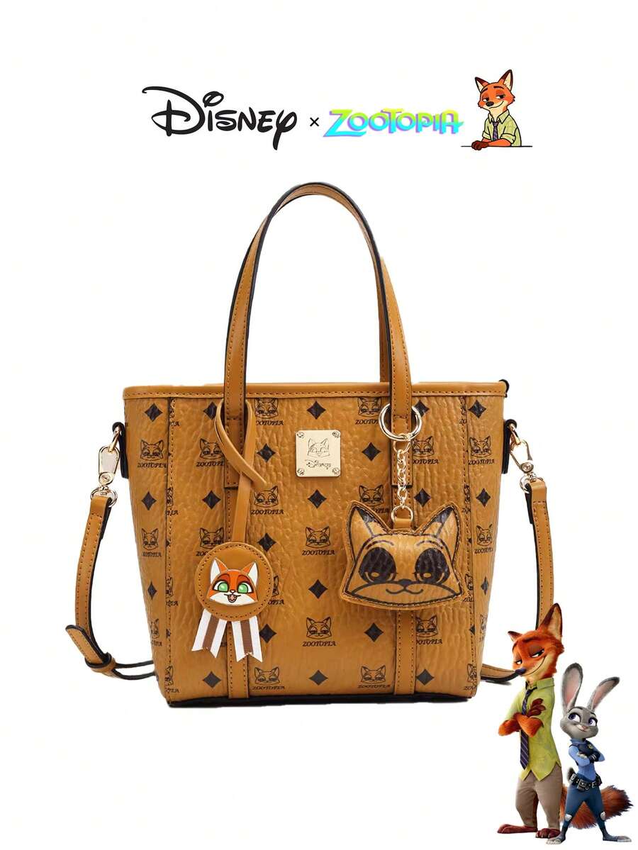 Disney Exclusive IP Fashion Handbag, Small Tote Bag, Versatile & Elegant, Crossbody, Suitable As A Gift