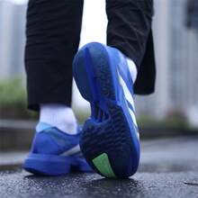 Adidas ADIOS PRO 4 男款緩震碳纖維柱專業競賽馬拉松跑步鞋 - 藍色/白色 - 查看 6