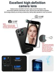 SERVO 15SE 迷你智能手机，Android 8.1 操作系统，2GB 运行内存，16GB 机身存储，双卡双待，3.0 英寸屏幕，支持 3G WCDMA 网络，小巧可爱 - 粉色 - 查看 11