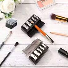 5/3/1pc Black High-End 4-Hole Eyeliner & Eyebrow Pencil Sharpener, Large & Small 4-Hole Design Pencil Sharpening Tool, Portable Multi-Function Pencil Sharpener - Black - View 4