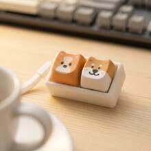 POKOJA LAND 1P Dog Keycap 3D Printed Base Detachable Personalized Keycap Mechanical Keyboard Test Switch Stress Relief Button - Multicolor - View 3