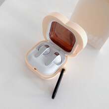 Funny Quirky Elastic Butt Pendant Earphone Case Compatible With Samsung Buds4/4Pro Fashion Creative Earphone Shell/Minimalist Earphone Shell/ Earphone Sleeve/ Earphone Case - Apricot - View 8
