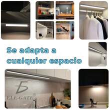 Lámpara LED Recargable con Sensor de Movimiento y Ajuste de Brillo 20 cm - 20 cm - Ver 3