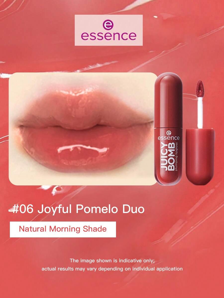 Essence JUICY BOMB 丰盈唇彩 06 Joyful Grapefruit - 2.6ml - 06歡悅柚柚 - 查看 1