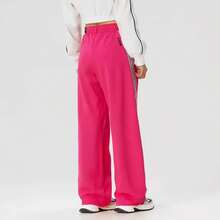 Adidas New Women's Knitted Joggers For Fitness, Training, And Running - Rose Pink - View 4