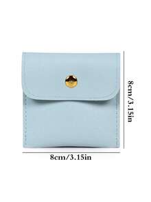 Custom Jewelry Storage Pouch, Personalized Name Soft Leather Jewelry Pouch, Portable Ring And Earring Pouch, Personalized Leather Pouch, Bridesmaid Gift, Wedding Favor, Jewelry Pouch, Gift For Her, Ring Storage Box - Multicolor - View 2