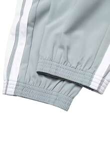 Adidas New Women's Woven Joggers, Comfortable Outdoor Casual Sports Pants - Light Gray-green - View 7