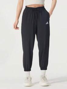 Adidas Celana olahraga luar ruangan model baru, celana panjang tenun kasual wanita yang nyaman dan bernapas. - Hitam - View 1