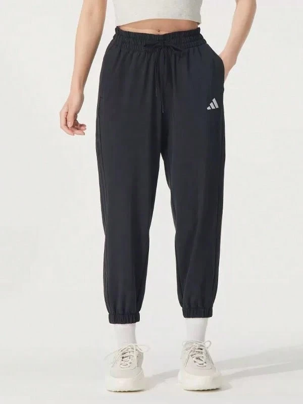 Adidas Celana olahraga luar ruangan model baru, celana panjang tenun kasual wanita yang nyaman dan bernapas. - Hitam - View 1