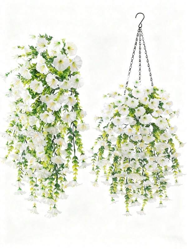 1/4pcs Artificial Wisteria Wreath Simulation Pendant, Suitable For Wedding Decoration, Autumn Decoration, Valentine's Day Decoration, Bedroom, Outdoor Office, Party Decoration, Halloween Decoration