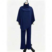 Women Two-Piece Outfits - Blue - View 3