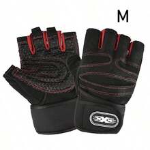 LINGPENG Breathable & Non-Slip Weightlifting Gloves, Gym Dumbbell & Strength Training Gear, Unisex Cycling Sports Accessories - Multicolor - View 16