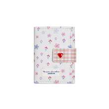 XD Korean Style Fresh Floral Ditsy Print Mini Trifold Kids Wallet, Heart Snap Button Minimalist Versatile Short Coin Card Holder, Student Girl Portable Multi-Layer Card Slot Storage Bag, Soft Macaron Floral Coin Purse, Cute Sweet Campus Commute Multi-Function Small Wallet - Multicolor - View 8