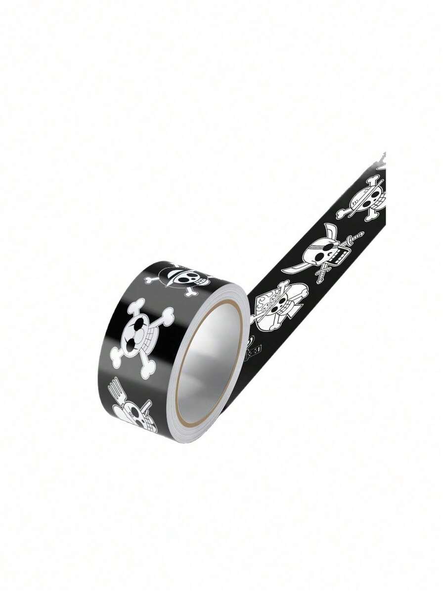 1 Roll Halloween Skeleton Decorative Washi Tape, Decorative Masking Craft Tape, Scrapbook Stickers, Scrapbooking - Multicolor - View 1
