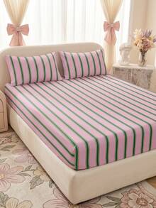 2/3pcs Printed Bedding Set, Bedding, Mattress Protector Set, Comfortable Home Textiles, Breathable Anti-Pilling Mattress Cover, Home Decor, Suitable For All Seasons, Machine Washable, Back To School - Multicolor - View 12