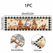 1pc Thanksgiving Gnome Pattern, Non-Slip Faucet Drain Mat, Suitable For Kitchen, Bathroom Sink, Countertop, Drain Mat, Diatomaceous Earth Basin, Cuttable Quick-Dry Mat - Multicolor - View 12