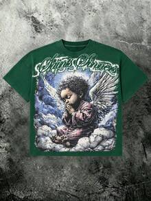 Women T-Shirts - 墨綠色 - 查看 1