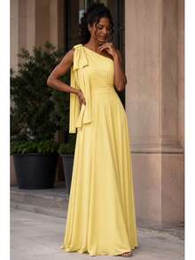 Women Maxi Dresses - 黃色 - 查看 5