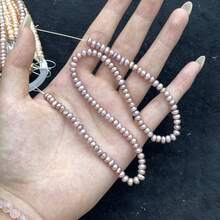 1 Untai Manik-Manik Mutiara Air Tawar Alami Bentuk Koin Sepanjang 36cm untuk Pembuatan Perhiasan DIY, Gelang, Kalung, dan Aksesoris Lainnya - mutiara alami - View 14