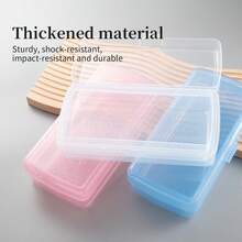 Nail Art Tools Disinfection Cleaning Box Rectangular Double Layer Cleaning Box Tweezers Cuticle Scissors Steel Pusher Nail Drill Bit Cleaning Soaking Draining Tray Nail Art Tools Storage Box - Multicolor - View 6