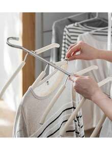 Multi-Layer Clothes Hanger Hook, Space-Saving Multi-Functional Foldable Hanging Organizer Rack, Home Wardrobe Storage Rack, Clothes Hanging Tool For Pants, Belts, Scarves, Heavy Duty Closet Organizer, Mother's Day Gift, Dormitory Essential - Multicolor - View 7