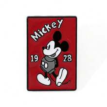 Disney 2件裝可愛米奇鼠復古琺瑯胸針，卡通老鼠金屬領飾針，適合衣服、包包裝飾禮物 - R - 查看 6