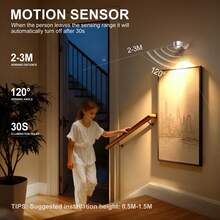 1/2pcs LED Wall Mounted Art Light, Battery Powered Wall Picture Light, Smart Magnetic Wireless Wall Lamp, Home Decor Wall Spotlight, Touch Dimmable, 3 Lighting Modes, Suitable For Framed Artwork And Portrait Lighting Display - Multicolor - View 5