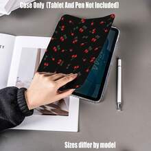 Y-Fold High Transparency Acrylic Tablet Protective Case With Pen Slot. Y-Fold High Transparency Acrylic Model. Y-Fold High Transparency Acrylic Protective Case. Tablet Protective Case Features: Y-Shaped Tri-Fold Stand Design, Smart Sleep/Wake, Full Coverage Protection, Skin-Friendly Frame Material, Airbag Anti-Drop Frame, Multi-Angle Stand, Transparent Acrylic Back Panel, Built-In Pen Slot, Lightweight And Portable. - Multicolor - View 3