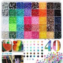 18000-45000pcs Multi-Color Resin Rhinestones And Flat Back Gemstone Set, Shiny Decorative Stones, DIY Craft Materials, Suitable For Clothing Sewing, Jewelry Making, Holiday And Daily Party Decoration - Multicolor - View 11