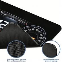 1 X XXL Gaming Desk Mat With Car Dashboard Design – Non-Slip Surface, Speedometer And Tachometer Markings, Durable Rubber Base; Keyboard And Mouse Pad For PC. - Mouse Pad - View 7