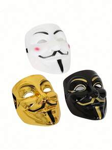1pc Halloween Horror Scary Mask, Costume Mask, Suitable For Halloween Theme Party Dress Up - Multiple Styles - View 7