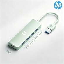 HP DHC-CT100D USB Hub Multi-Port 3.0 High-Speed Data Transfer Desktop Expansion Hub Splitter Converter For External USB Drive Hard Drive Power Supply Compatible With Laptop Desktop MacOS IOS Android - View 9