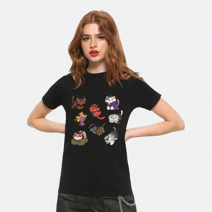 Men Sports Tees & Tanks - 黑色 - 查看 1