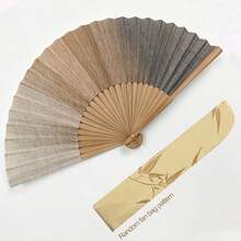 1pc Animal Pattern Handheld Folding Fan, Portable Outdoor, Suitable For Princess Style, Sexy, Cosplay, Birthday Party, Music Festival - Multicolor - View 9