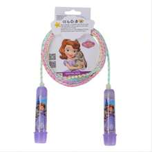 Mesuca Fitness Jump Rope, Disney Licensed Cartoon Print, Multiple Colors Available, Plastic Handle, Rainbow Glitter Transparent Rope, Adjustable, Portable, Outdoor Sports Training Rope, 1pc - Multicolor - View 9