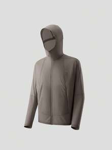 Beneunder Men's All-Weather Outdoor Sun-Protection Jacket (Loose-Fit) WR004 - Camel - View 12